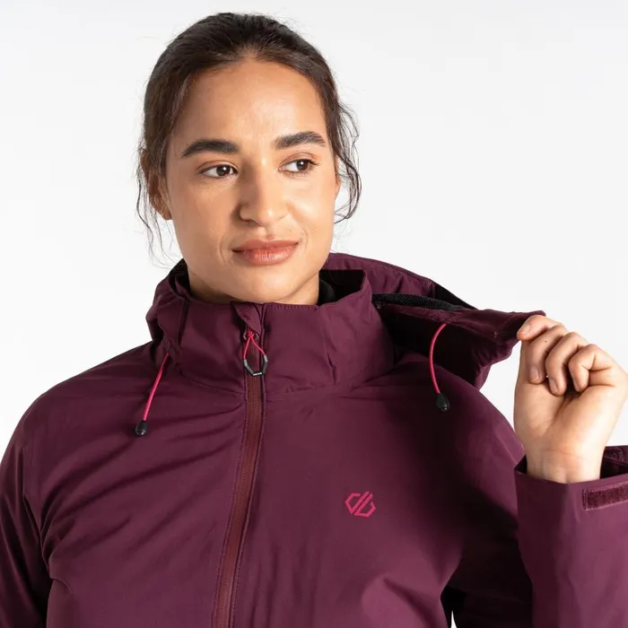 Dare 2b Waterproof Jackets Switch Up II Waterproof Jacket Fig Purple 8211 Women