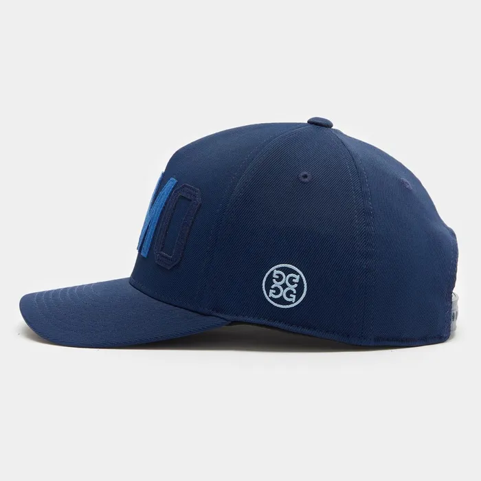 Demo Stretch Twill Snapback Hat Twilight MenGolf GFORE Hats