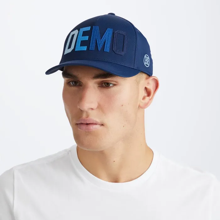 Demo Stretch Twill Snapback Hat Twilight MenGolf GFORE Hats