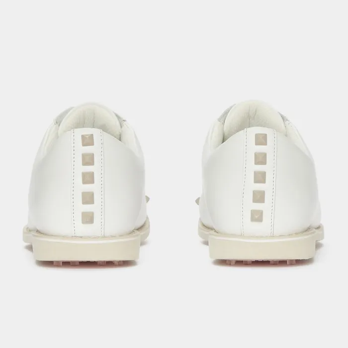 Gallivanter Leather Stud Cap Toe Golf Shoe Stone Women GFORE Golf Shoes