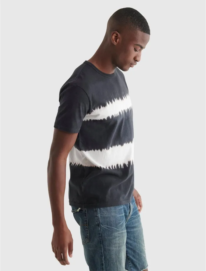Graphic Tees Men Lucky Brand Tie Dye Crew Multi