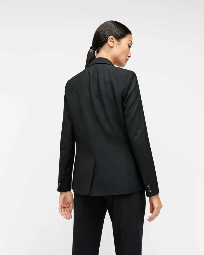 Jackets 038 Coats Women 7 For All Mankind Classic Blazer In Jet Black