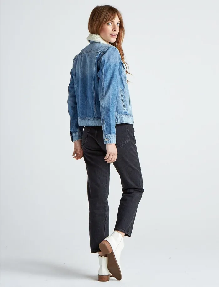 Jackets and Outerwear Women Lucky Brand The Tomboy Trucker Vienna