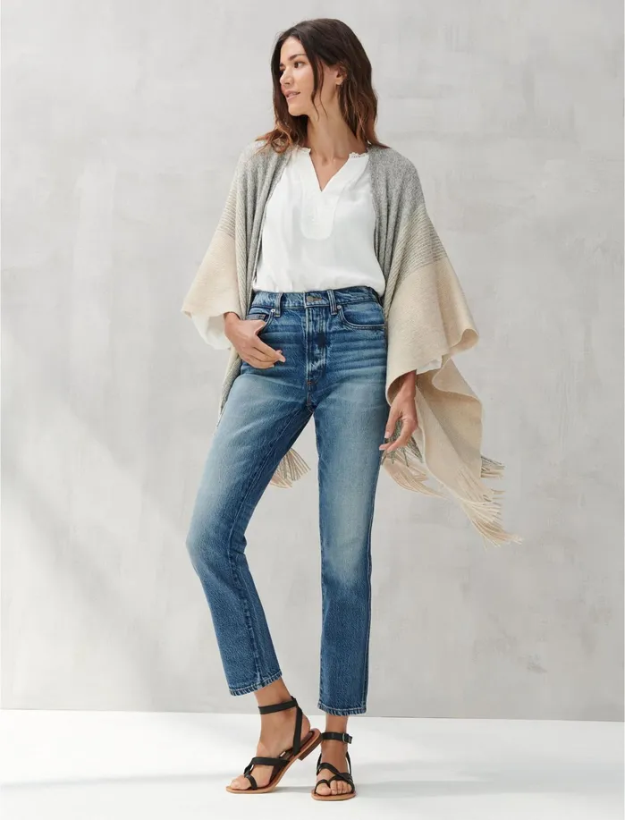 Jeans Women Lucky Brand High Rise Drew Mom Jean La Reina