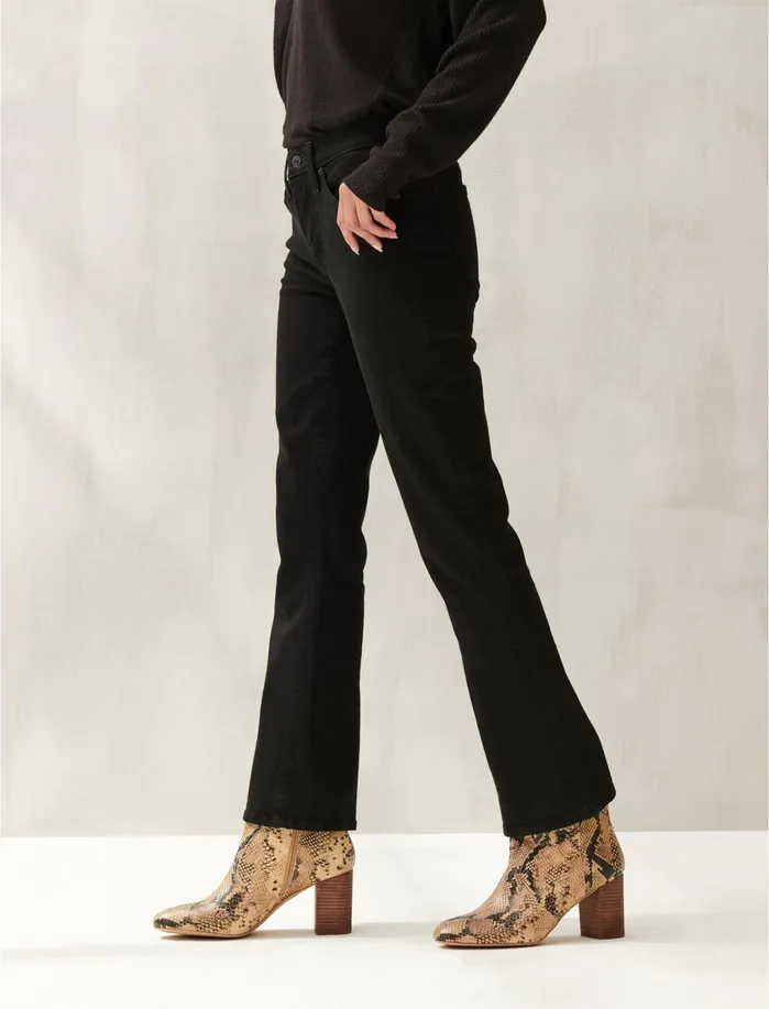 Jeans Women Lucky Brand Mid Rise Ava Boot Jean Lucky Black 001