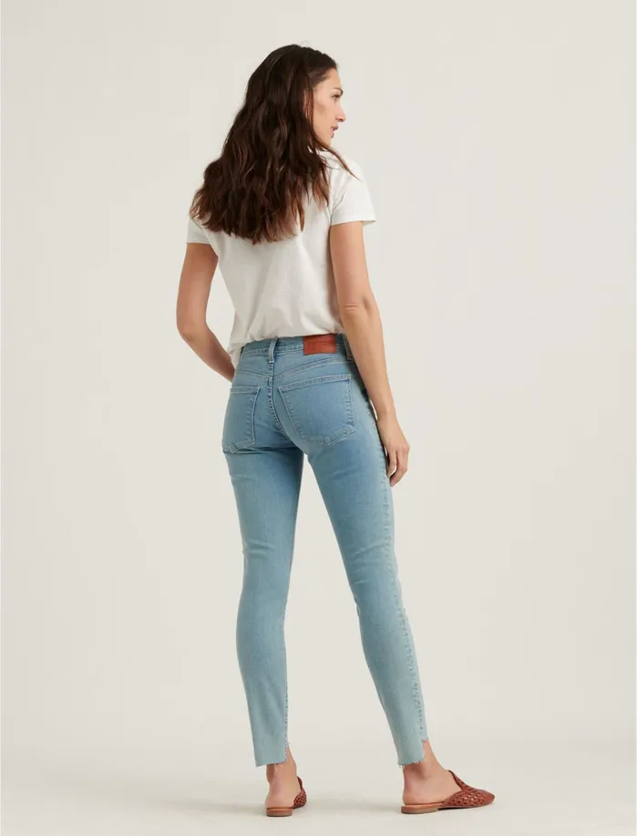 Jeans Women Lucky Brand Mid Rise Ava Crop Skinny Jean Accord Dest Step