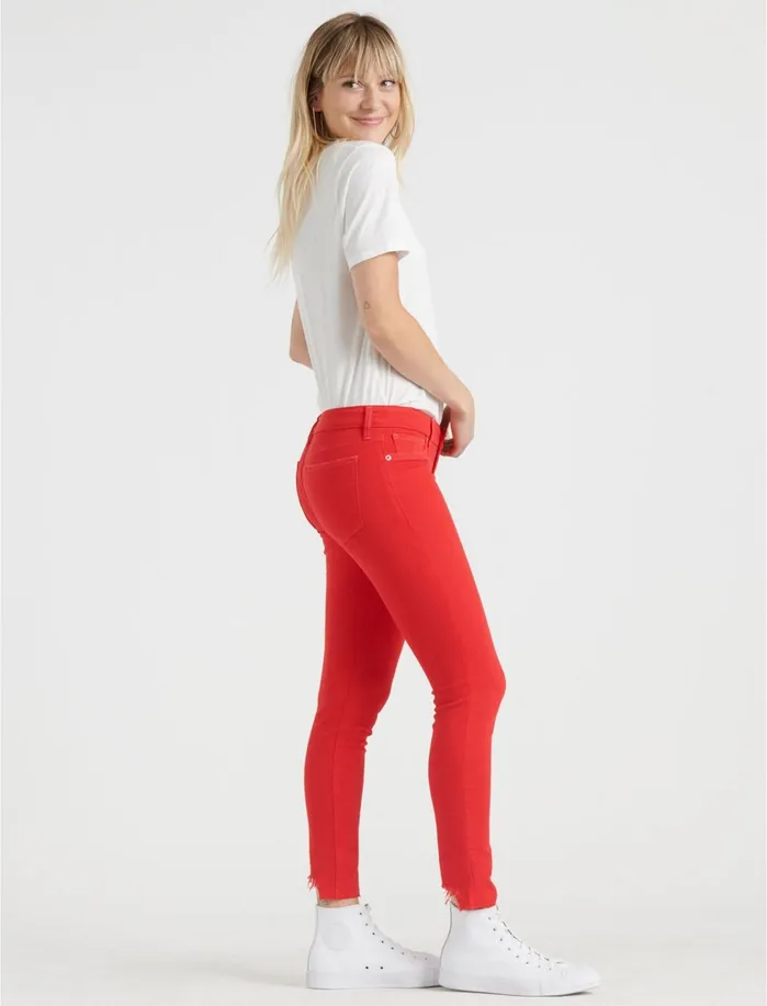 Jeans Women Lucky Brand Stella Skinny True Red Chew