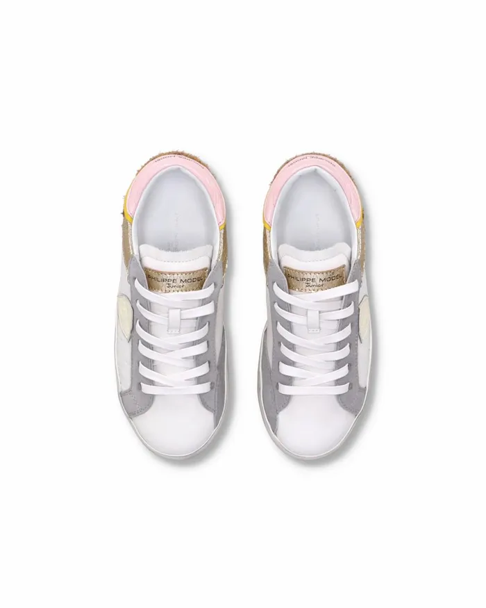Kids Paris Sneakers Junior039s White Cognac Shoes Philippe Model Paris Kids Junior 2840