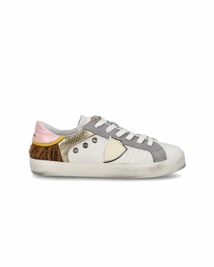 Kids Paris Sneakers Junior039s White Cognac Shoes Philippe Model Paris Kids Junior 2840