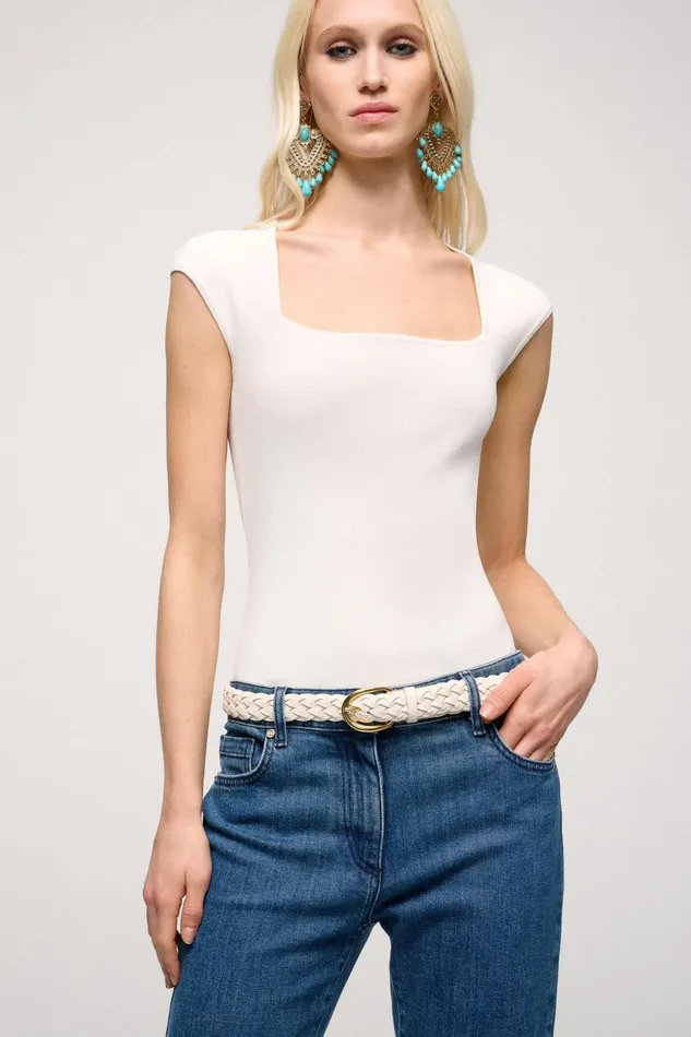 Luisa Spagnoli Belts Drill Creamgold 8211 Women Luisa Spagnoli Belts Drill Creamgold 8211 Women