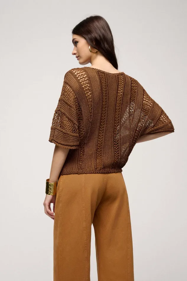 Luisa Spagnoli Knitwear Cerniera Tobacco 8211 Women Luisa Spagnoli Knitwear Cerniera Tobacco 8211 Women