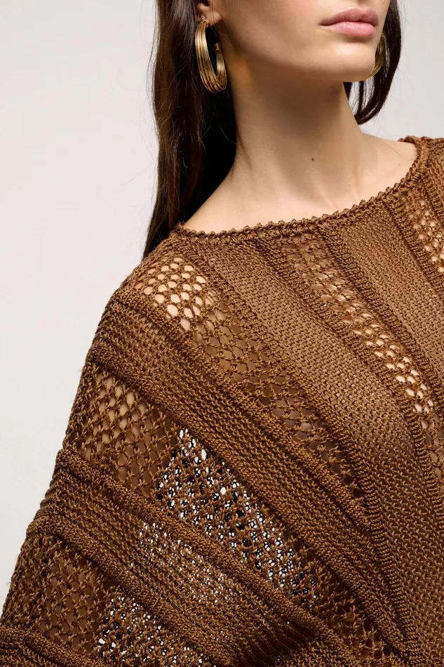 Luisa Spagnoli Knitwear Cerniera Tobacco 8211 Women Luisa Spagnoli Knitwear Cerniera Tobacco 8211 Women