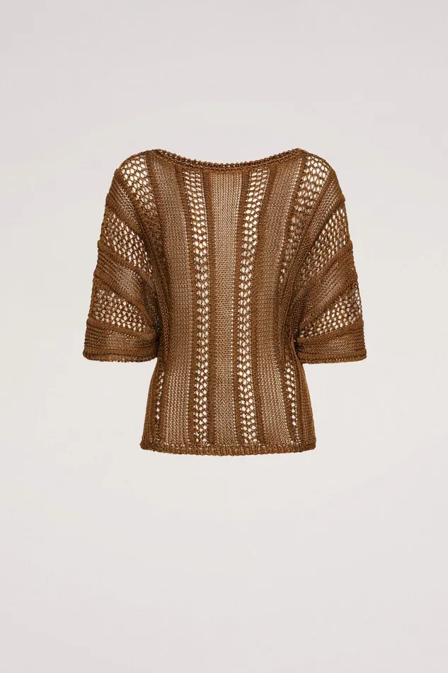 Luisa Spagnoli Knitwear Cerniera Tobacco 8211 Women Luisa Spagnoli Knitwear Cerniera Tobacco 8211 Women
