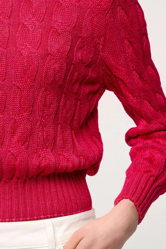 Luisa Spagnoli Knitwear Condominio Fuchsia 8211 Women Luisa Spagnoli Knitwear Condominio Fuchsia 8211 Women