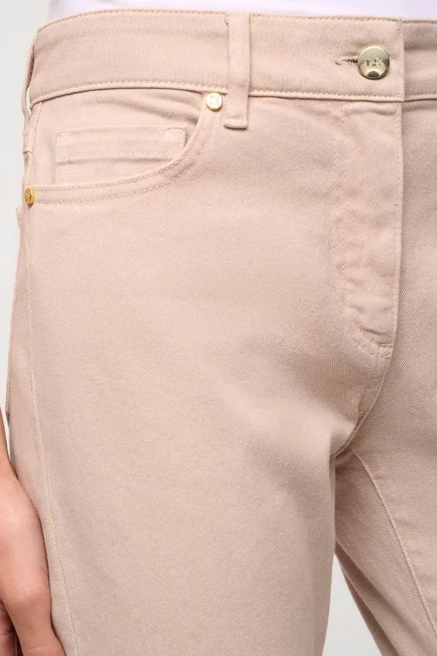 Luisa Spagnoli Pants Acconto Beige 8211 Women Luisa Spagnoli Pants Acconto Beige 8211 Women