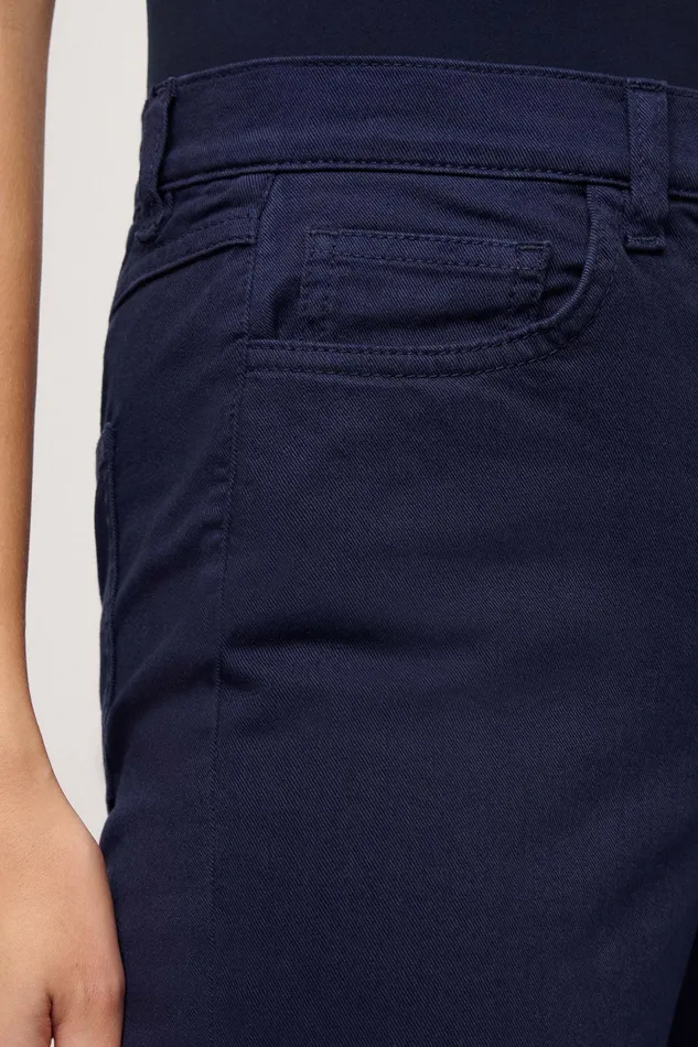 Luisa Spagnoli Pants Annuali Blue 8211 Women Luisa Spagnoli Pants Annuali Blue 8211 Women