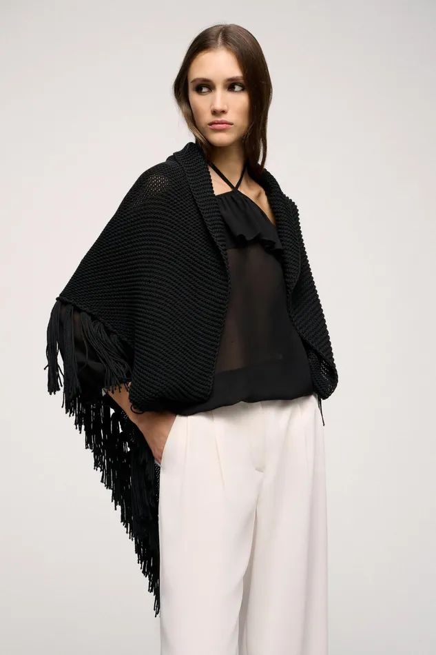 Luisa Spagnoli Scarves And Hats Ciuffo Black 8211 Women Luisa Spagnoli Scarves And Hats Ciuffo Black 8211 Women