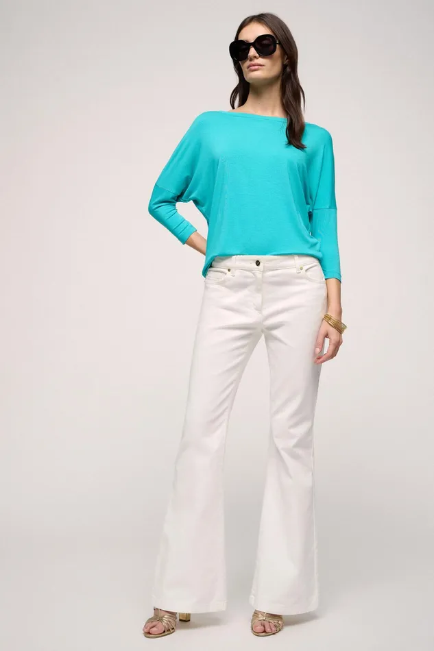 Luisa Spagnoli Tops And TShirts Bibla Turquoise 8211 Women Luisa Spagnoli Tops And TShirts Bibla Turquoise 8211 Women