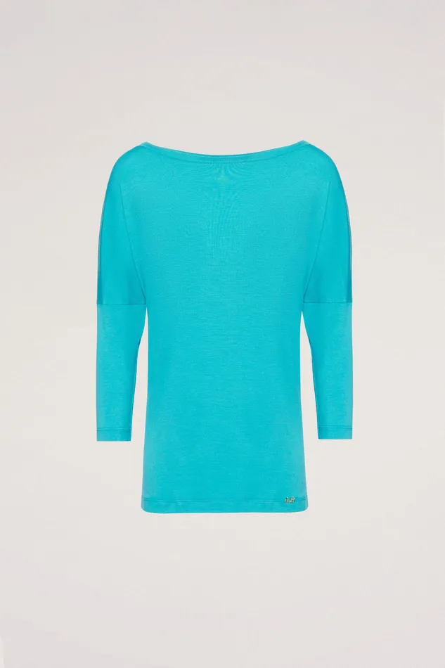 Luisa Spagnoli Tops And TShirts Bibla Turquoise 8211 Women Luisa Spagnoli Tops And TShirts Bibla Turquoise 8211 Women
