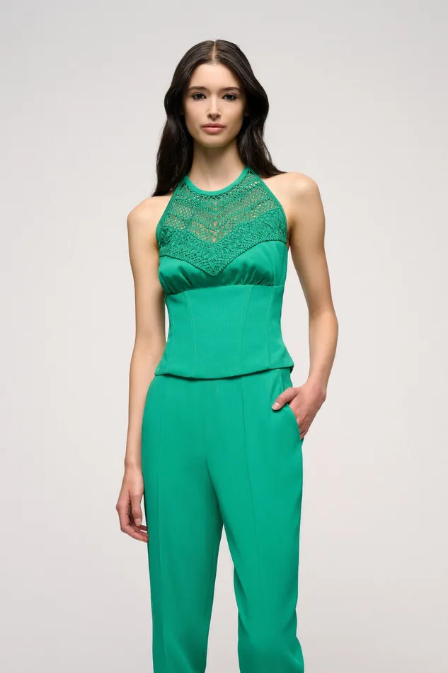 Luisa Spagnoli Tops And TShirts Bomboniera Emerald Green 8211 Women