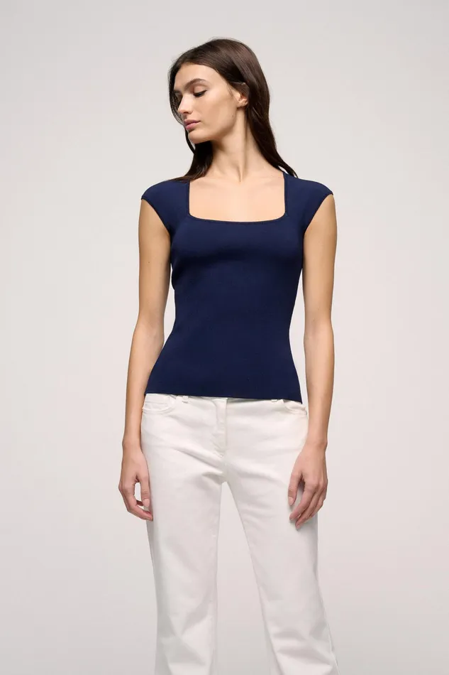 Luisa Spagnoli Tops And TShirts Cebrio Blue 8211 Women Luisa Spagnoli Tops And TShirts Cebrio Blue 8211 Women
