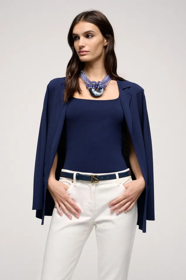 Luisa Spagnoli Tops And TShirts Cebrio Blue 8211 Women Luisa Spagnoli Tops And TShirts Cebrio Blue 8211 Women