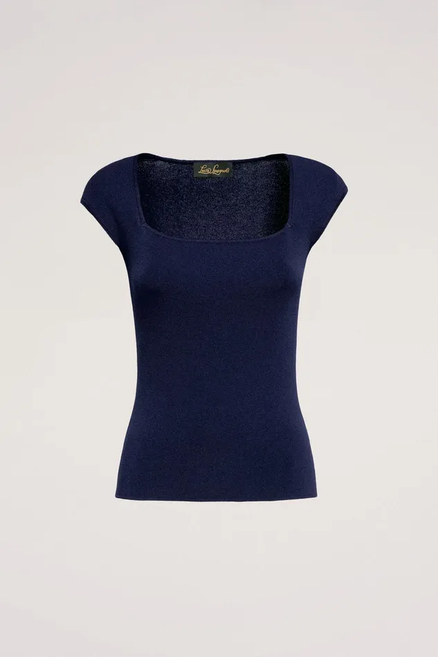 Luisa Spagnoli Tops And TShirts Cebrio Blue 8211 Women Luisa Spagnoli Tops And TShirts Cebrio Blue 8211 Women