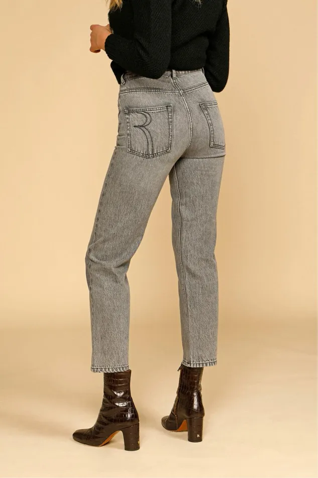 MARAIS Jeans Noir Vintage Wash Women Rouje Pants