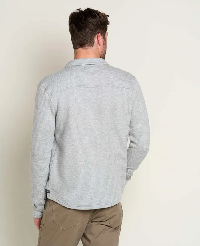 Men039s Moonwake Long Sleeve Shirt Heather Grey ToadandCo Shirts