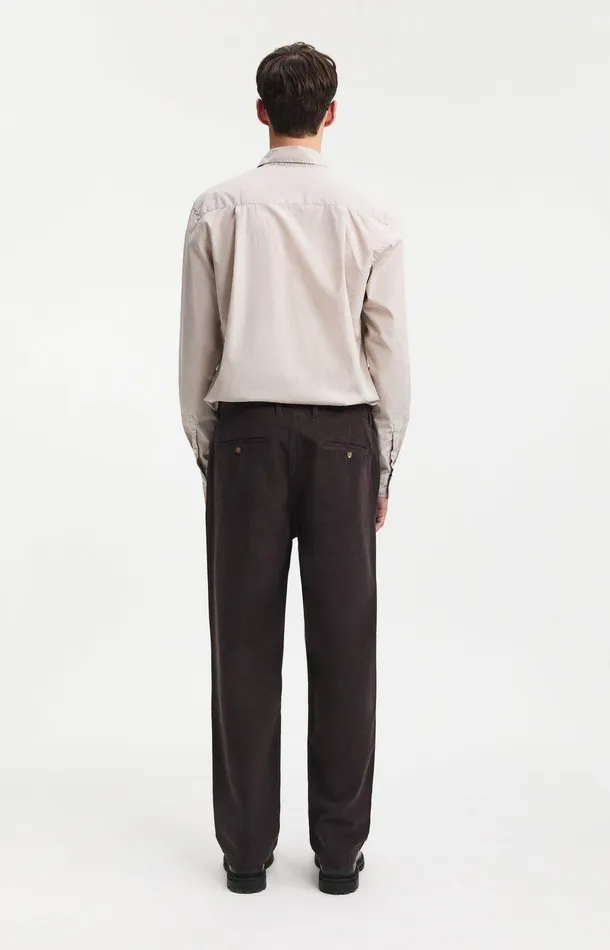 Men A Day039s March Trousers Redwood Cotton Lyocell Trousers