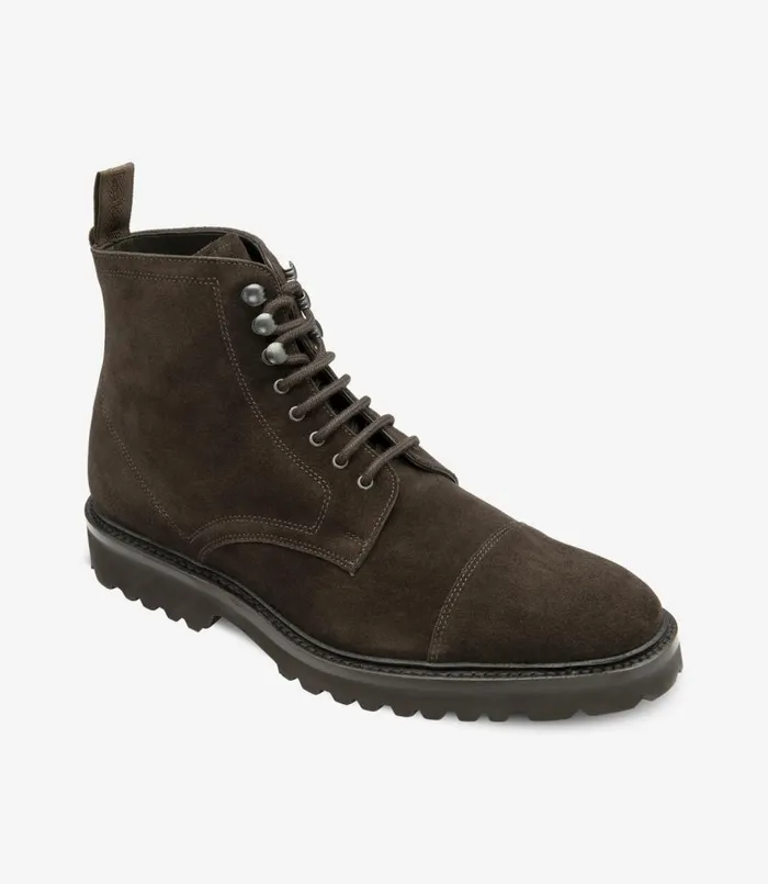 Men Aquarius Dark Brown Suede Loake Boots Men Aquarius Dark Brown Suede Loake Boots
