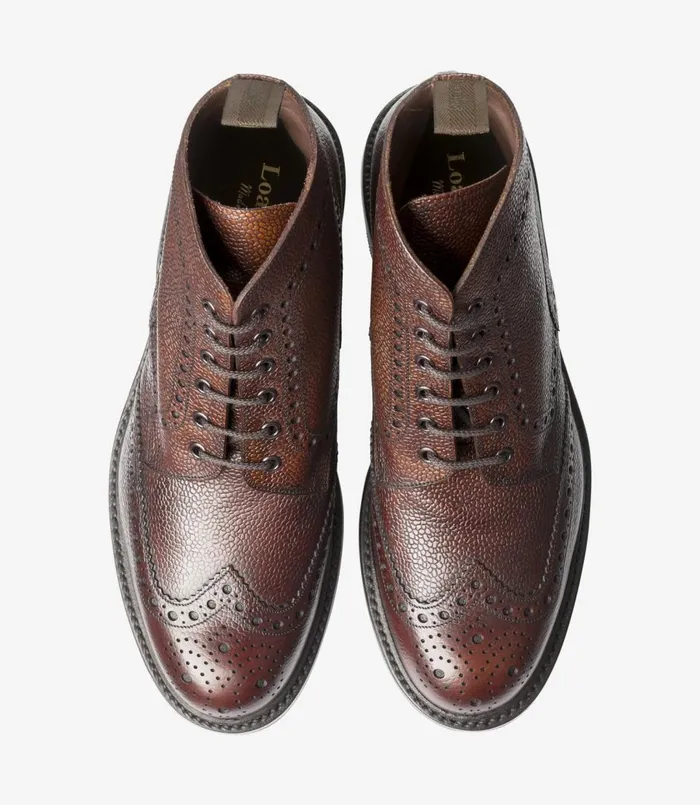 Men Bedale Oxblood Grain Loake Boots Men Bedale Oxblood Grain Loake Boots