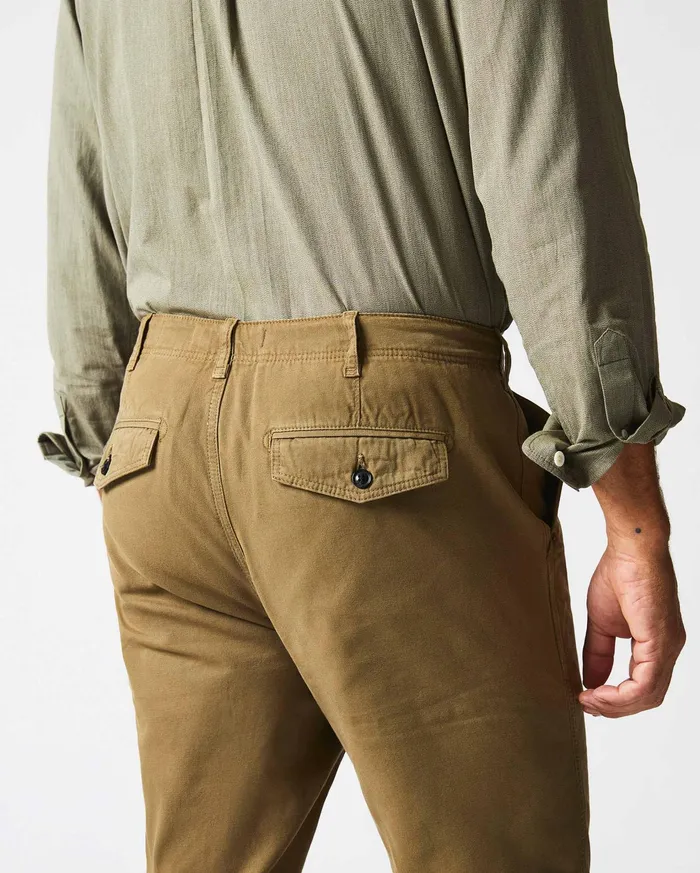 Men Bottoms Billy Reid Canvas Chino Pant Moss Green