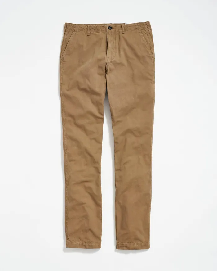 Men Bottoms Billy Reid Canvas Chino Pant Moss Green