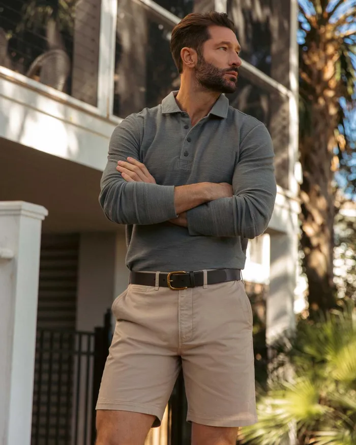 Men Bottoms Billy Reid Chino Short Khaki