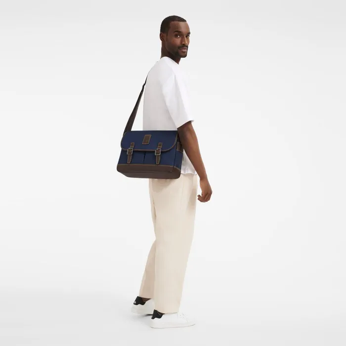 Men Boxford L Crossbody Bag Blue Longchamp Crossbody Bags