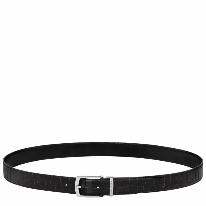 Men Delta Box Black Longchamp Belts