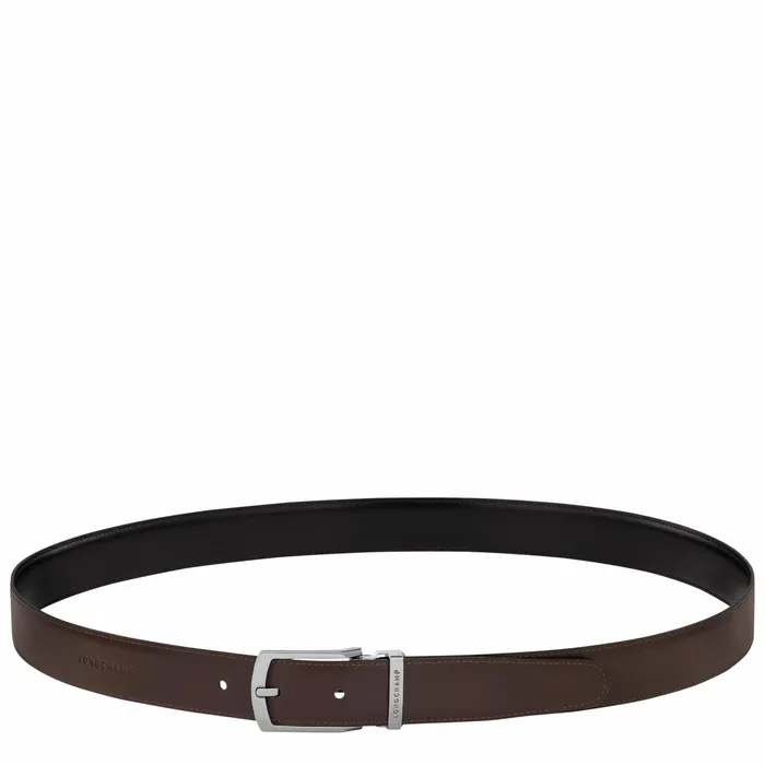 Men Delta Box Men039s Belt Set BlackMocha Longchamp Belts