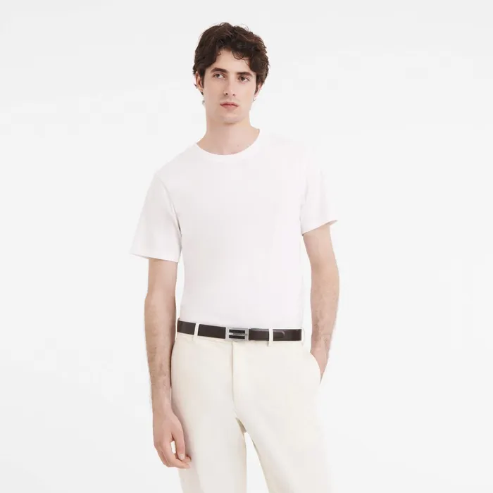 Men Delta Box Men039s Belt Set BlackMocha Longchamp Belts