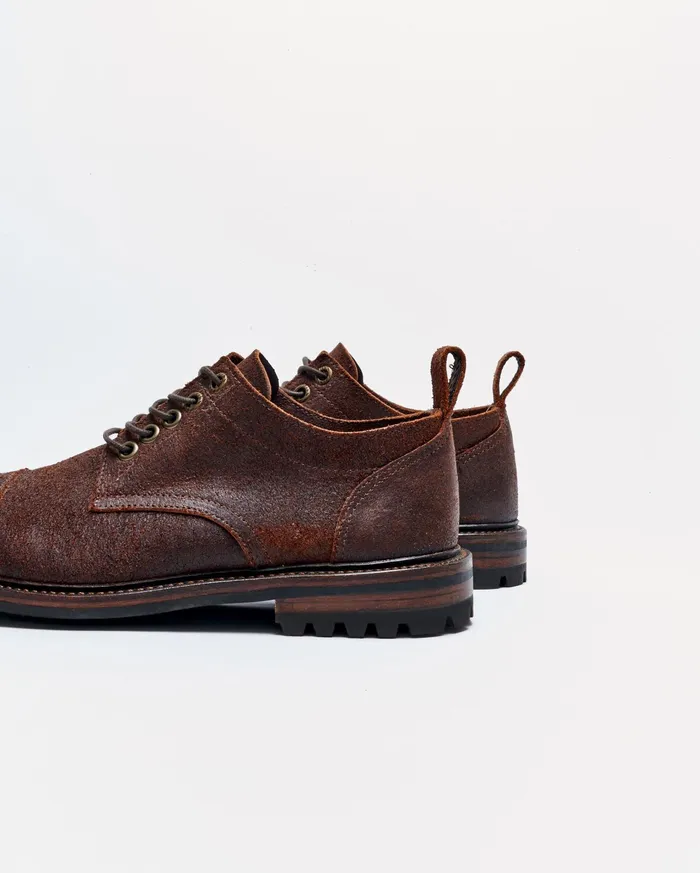 Men Footwear Billy Reid Oak Street X Billy Reid CapToe Trench Oxford Chocolate