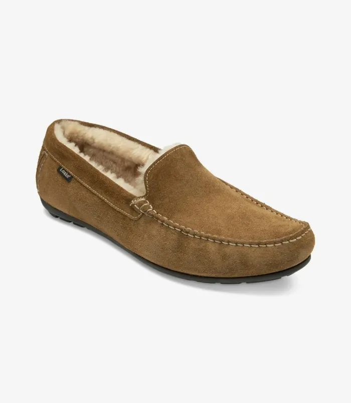 Men Guards Slippers Tan Suede Loake Slippers Men Guards Slippers Tan Suede Loake Slippers