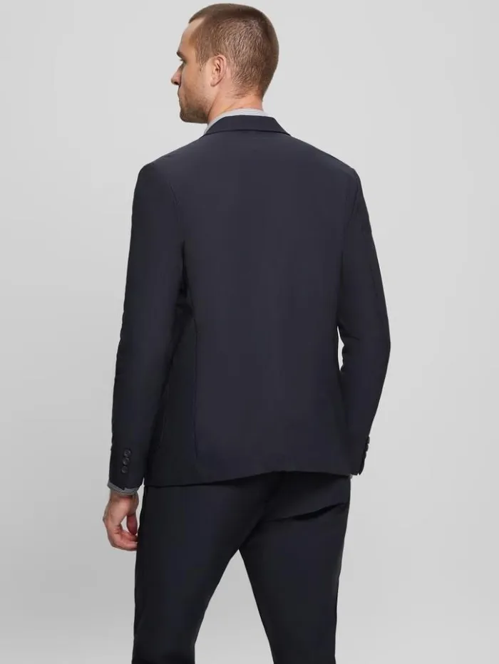 Men GUESS Jackets and Coats Myron TechStretch Blazer Bleu lgant