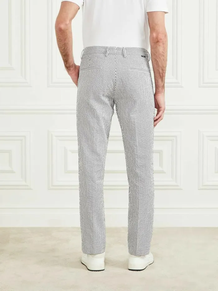 Men GUESS Pants and Shorts Urban Chino Pant Whitenavy Stripes