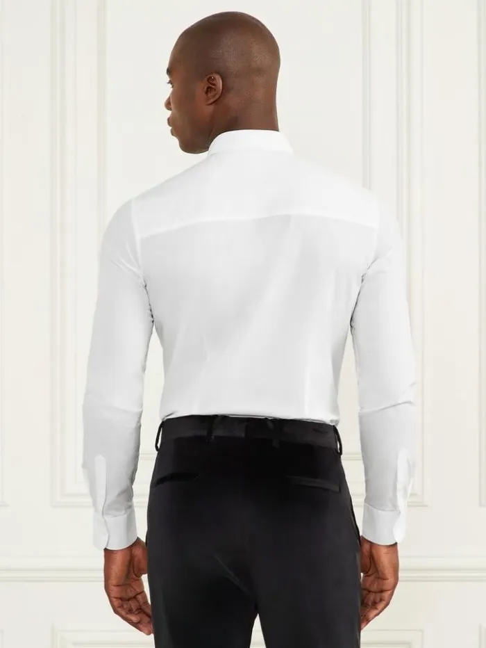 Men GUESS Shirts Eco Oliver Shirt Pure White