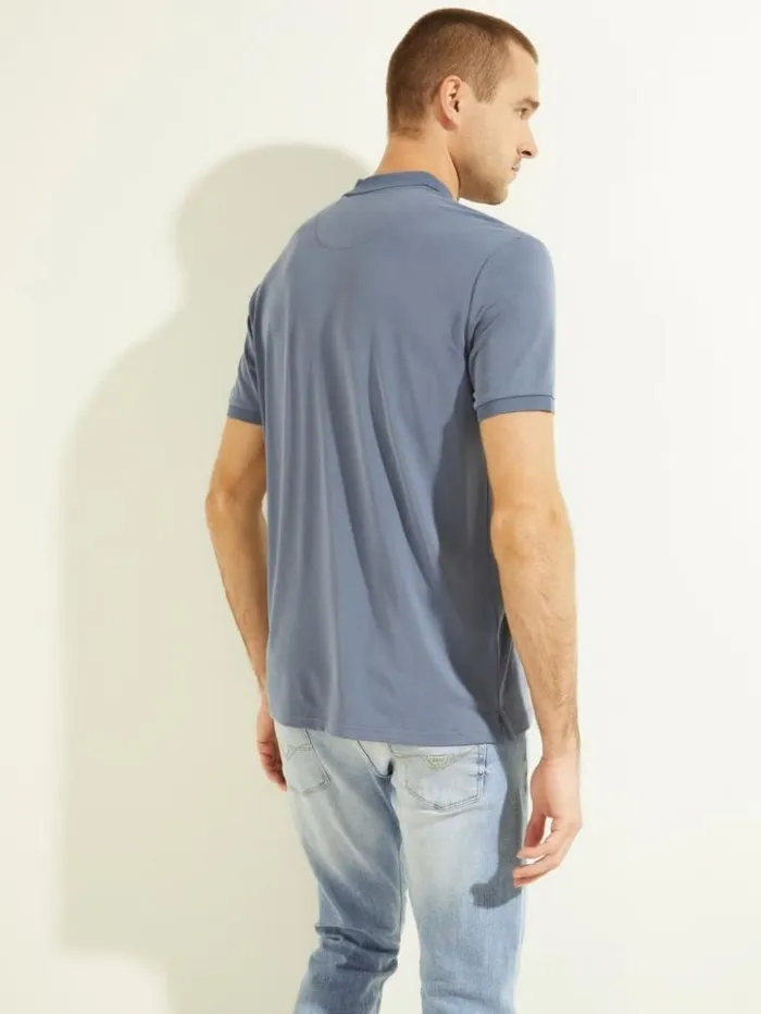 Men GUESS Shirts Iker Polo Mojave Stone
