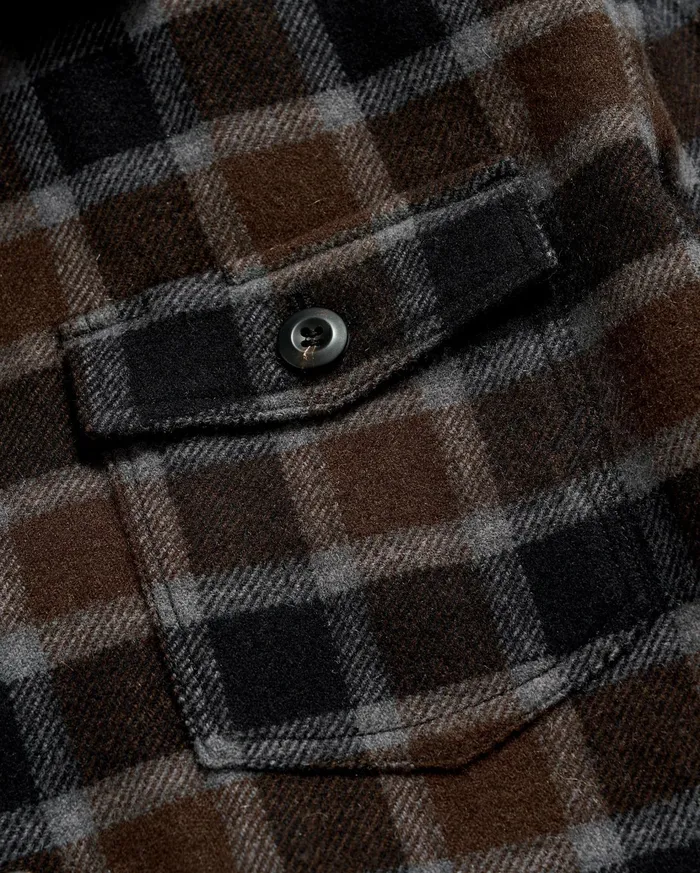 Men Jackets and Outerwear Billy Reid Mo Shirt Jacket Olivemulti