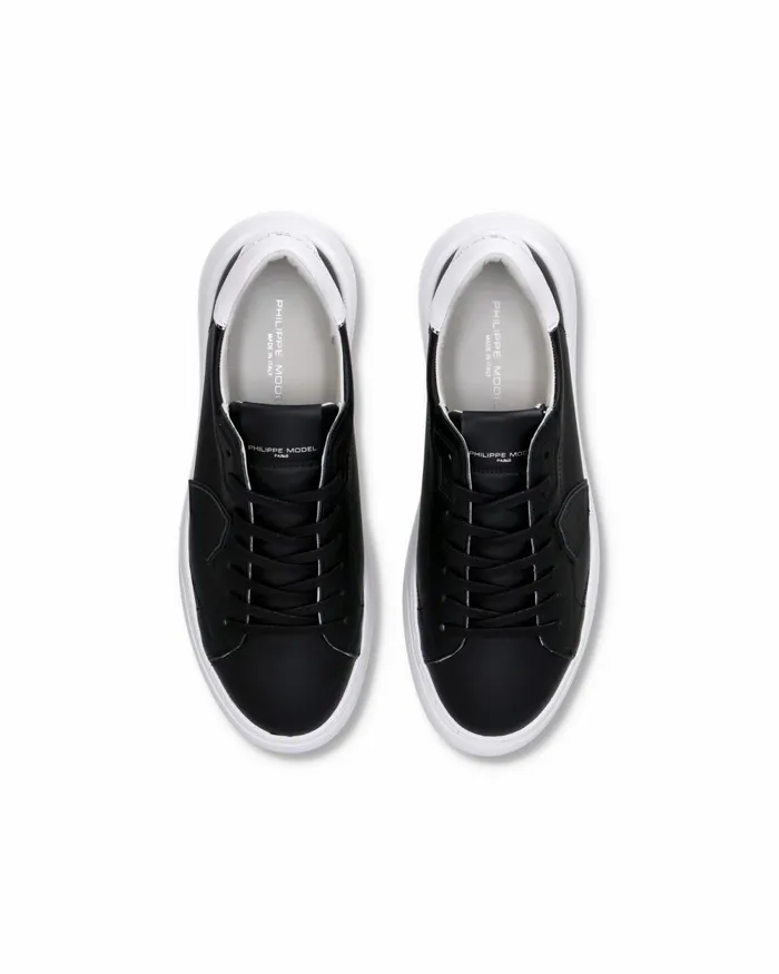 MenKids Temple Sneakers BlackWhite Shoes Paris Philippe Model Paris Minimal