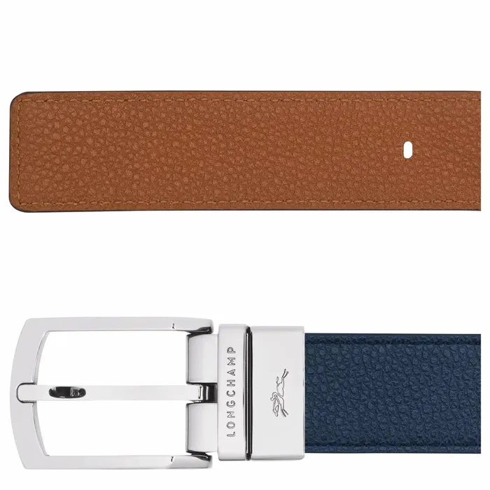Men Le Foulonn Men039s Belt NavyCaramel Longchamp Belts