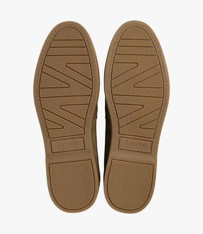 Men Lucca Flint Suede Loake Loafers