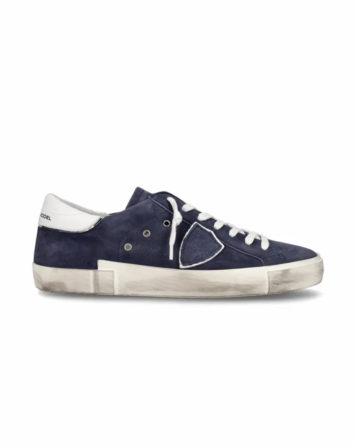 Men Prsx Low Sneakers Blue Shoes Paris Philippe Model Paris Casual